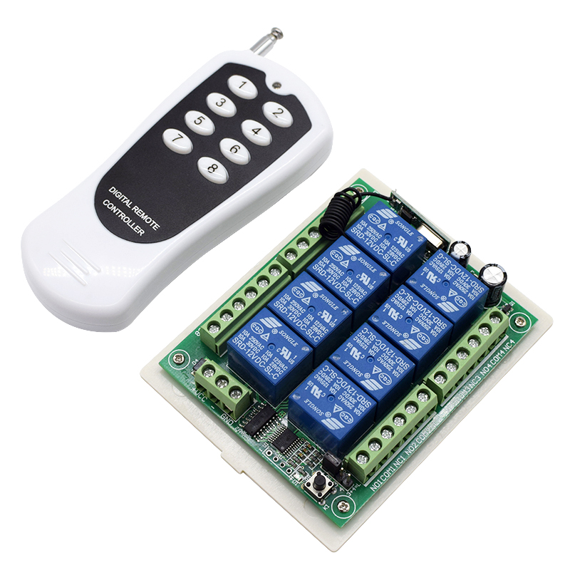 Shelly Relay Module - 24V & 12V DC 8 Kanal