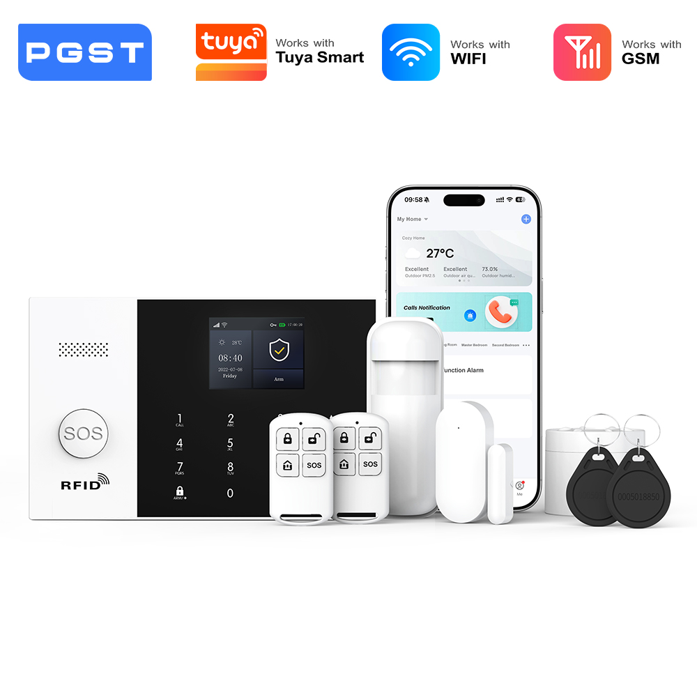 Home Automation Tutorial - PGST Sicherheits Alarmanlage Set WiFi 2G
