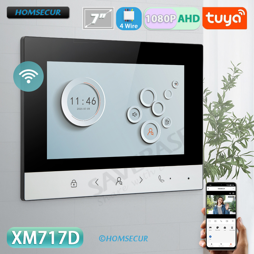 Smart Doorbell Wired - Tuya Smart WIFI Innenmonitor 7