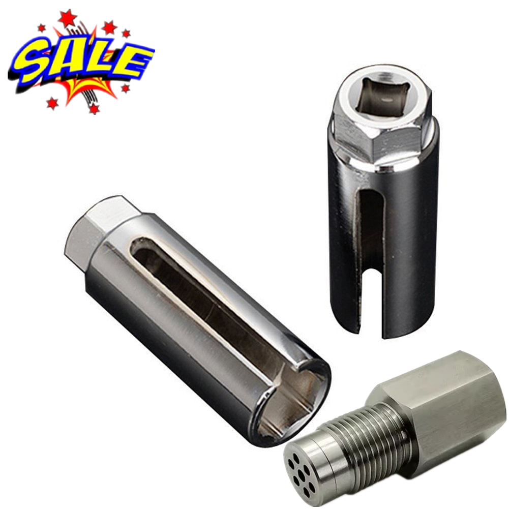 Ir Blaster Universal - Sauerstoff-O2-Sensor-Abstandshalter-Adapter, universeller Edelstahl-Verlängerungsfilter, CEL Mini-Katalysator, Check