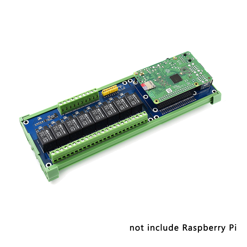 Home Automation Raspberry Pi - Himbeer-Pi 5/4b 8-Kanal-Relais-Verlängerungsplatine mit Kontroll leuchte