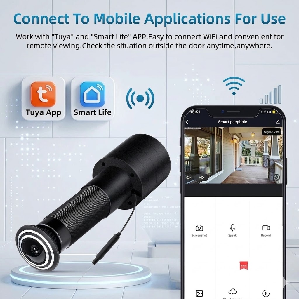 ZEMNIO 2K 3MP Smart Door Peeph – Smart Doorbell Wired Bewertung und Preis