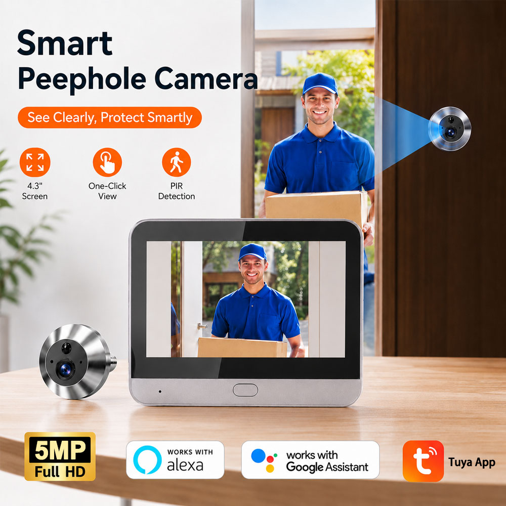 Tuya Smart 5MP 140 °   Weitwin – Smart Doorbell Wired Bewertung und Preis