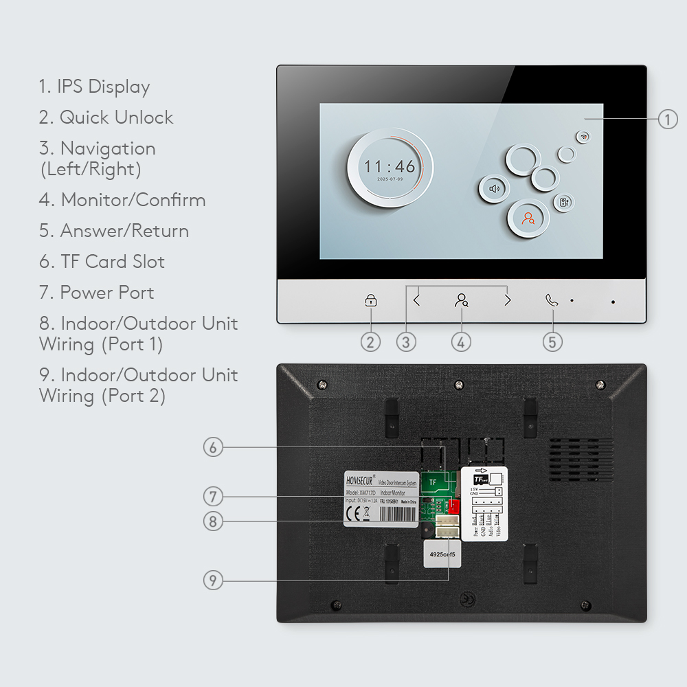 Tuya Smart WIFI Innenmonitor 7 – Smart Doorbell Wired Bewertung und Preis