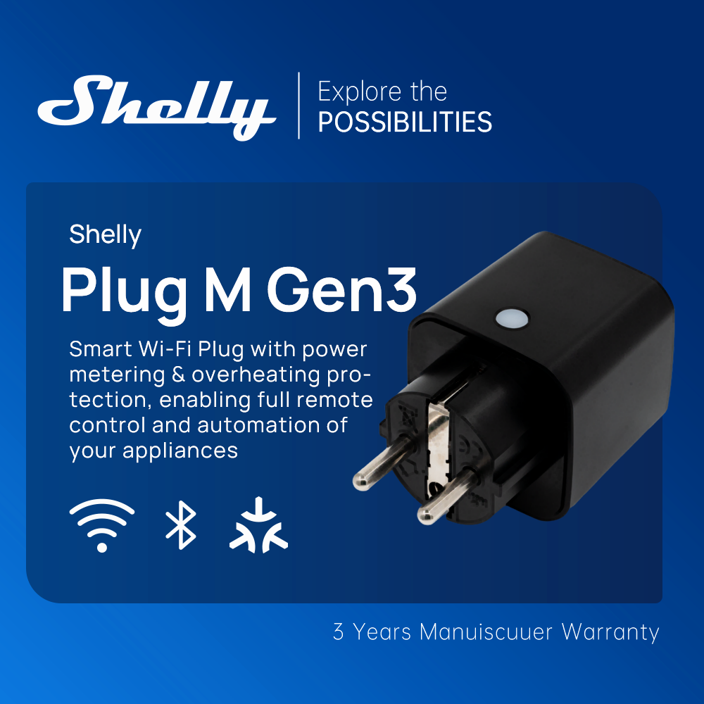 Shelly Plug M Gen3 WLAN Smart  – Shelly Relay Module Bewertung und Preis