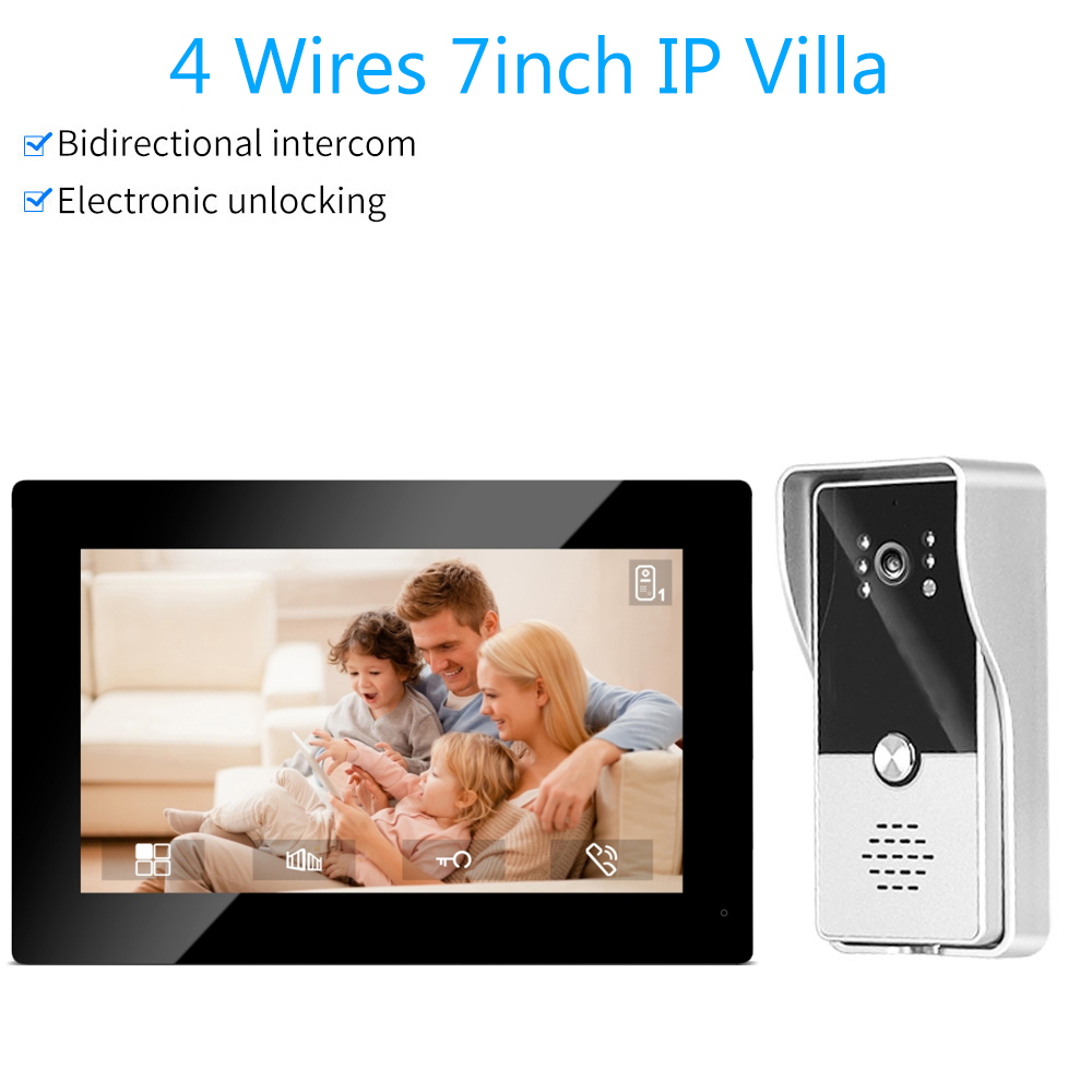 7 zoll Farbe Wired Video Inter – Smart Doorbell Wired Bewertung und Preis